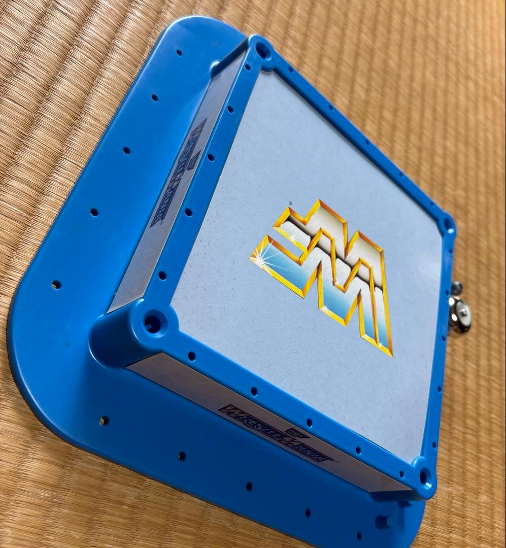 フィギュア用プロレスリング（ゴング付き）＋WWFレスラーフィギュア