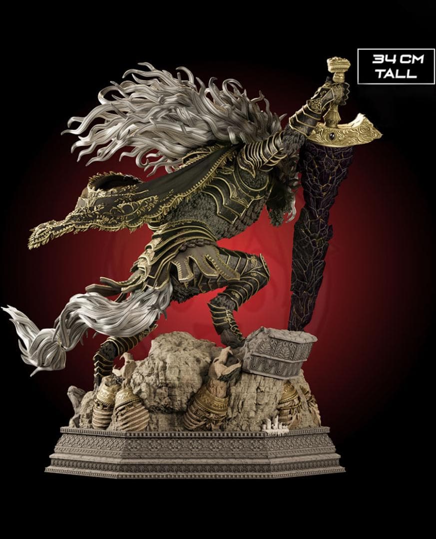 34CM　マリケス　エルデンリング　未塗装未組立　フィギュア　ガレージキット