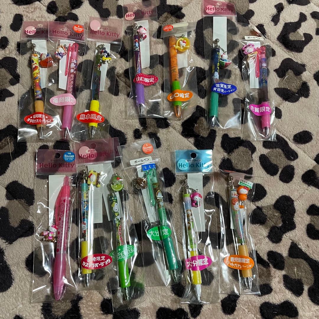 【値下げ中】ハローキティ ご当地キティ ボールペン シャープペン 118個セット