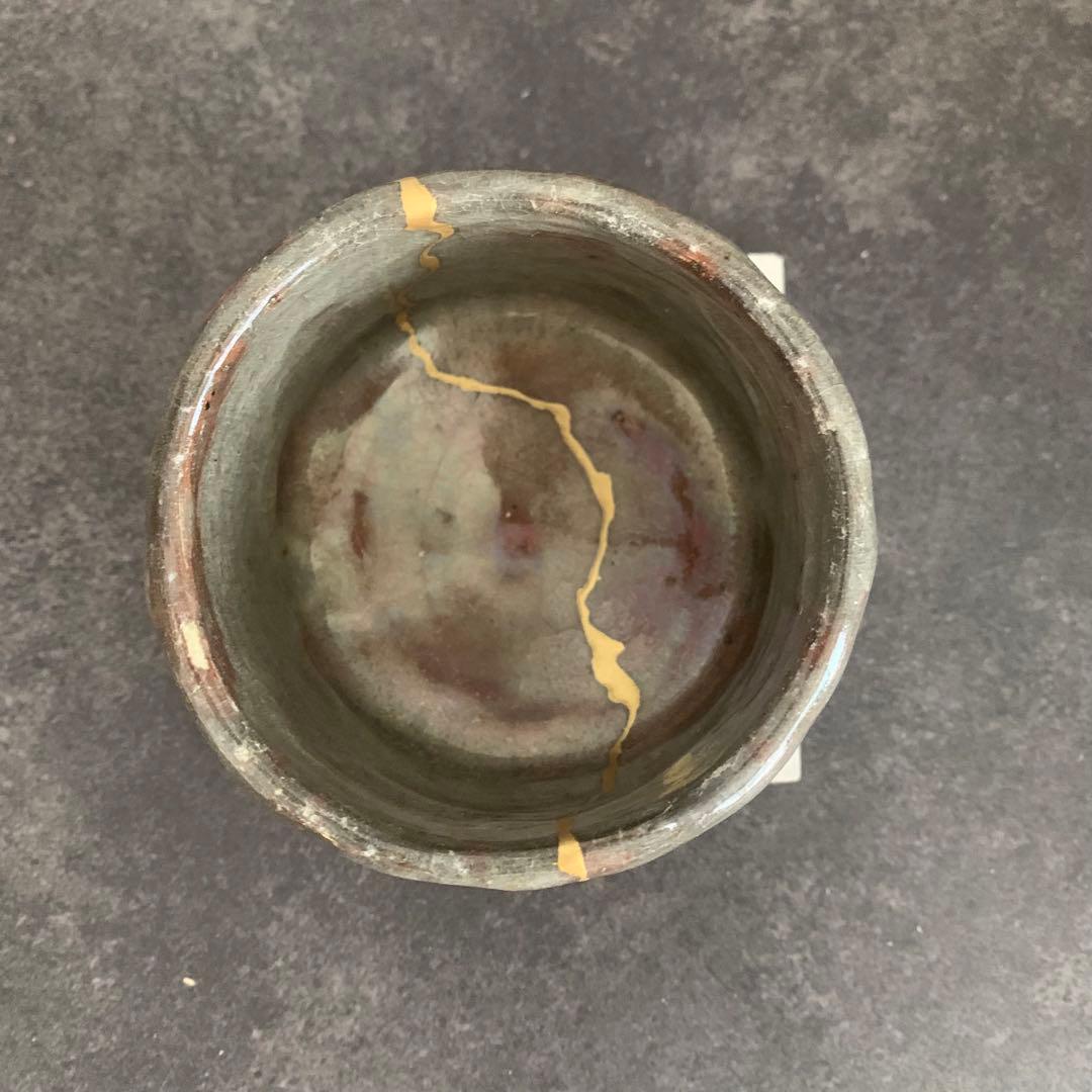 金継ぎ済み　抹茶茶碗-8