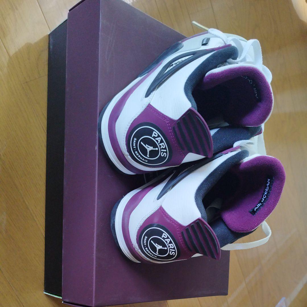 Air Jordan 4 PARIS ホワイト/バーガンディ パリサンジェルマン