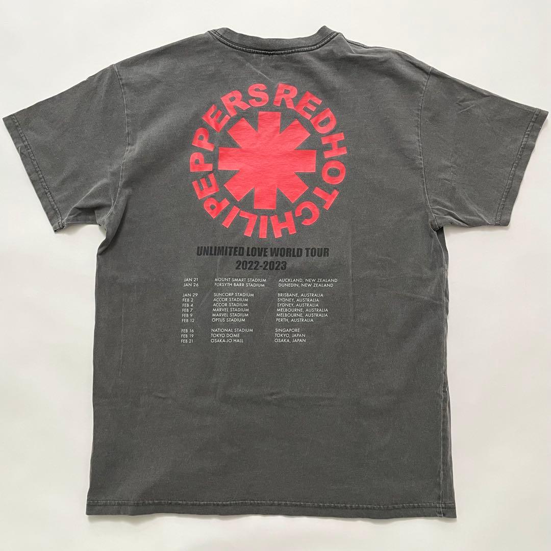 Red Hot Chili Peppers 2023 Tシャツ XL 黒 グレー