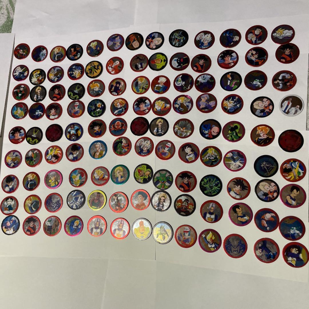 ドラゴンボール　キラ、ノーマル　約150個 メンコまとめ売り！