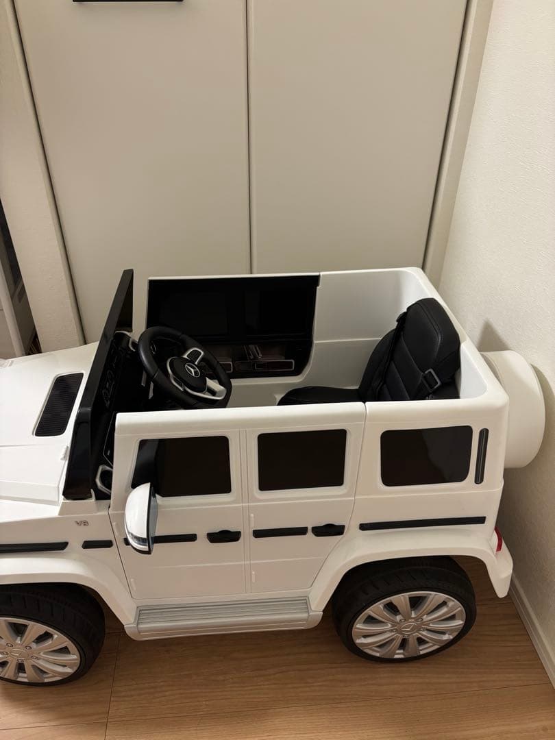 メルセデスベンツ電動乗用車 ホワイト 乗用ラジコンカー