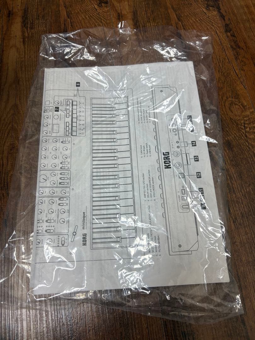 KORG minilogue bass アナログシンセサイザー　動作確認済み