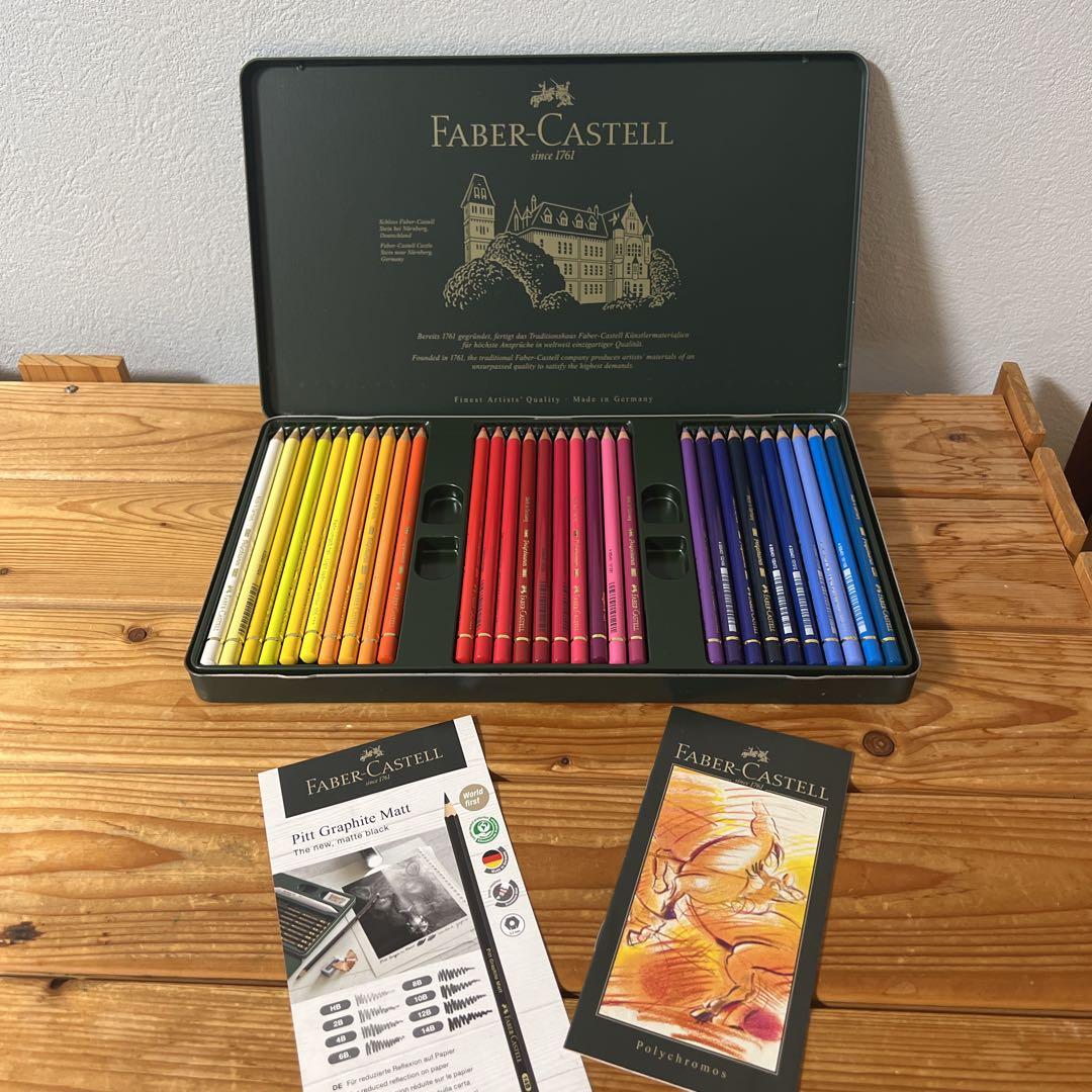 Faber-Castell 60色 ポリクロモス 油性色鉛筆セット