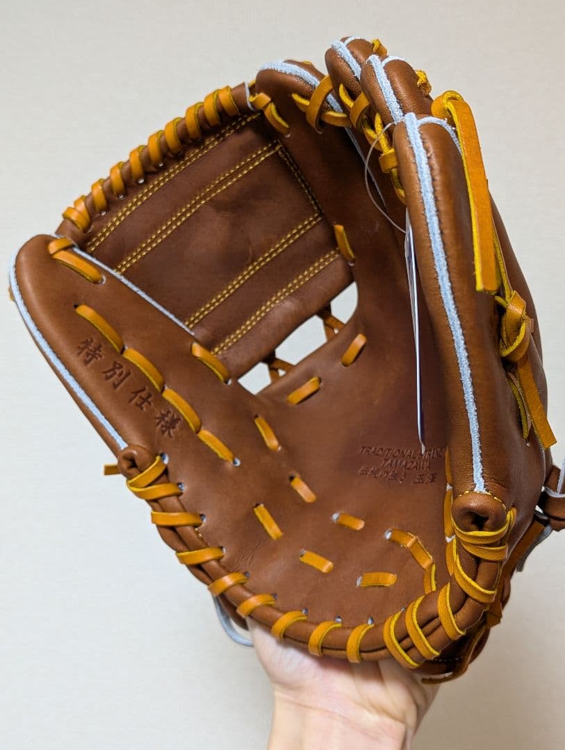 《新品》玉澤 TAMAZAWA 軟式内野手用グラブ 限定品 復刻版 ブラウン