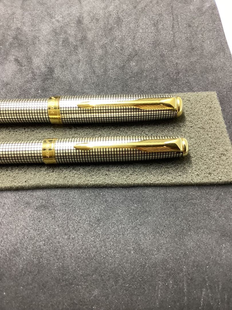 パーカー　ボールペン　万年筆　ソネットプレシャス　シズレGTスターリングシルバー