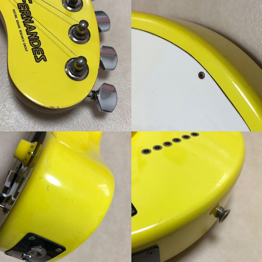 ZO-3 イエロー アンプ内蔵ミニギター ディストーションSW ヘッドフォン端子