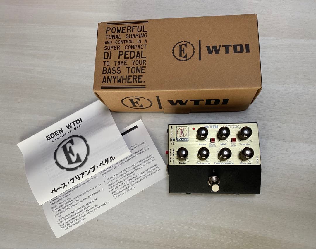 【美品/箱付き】EDEN WTDI 【USED】