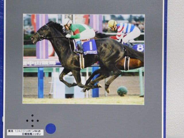 シンボリクリスエス　第47回有馬記念実況放送付アルバム　2002　オリビアペリエ