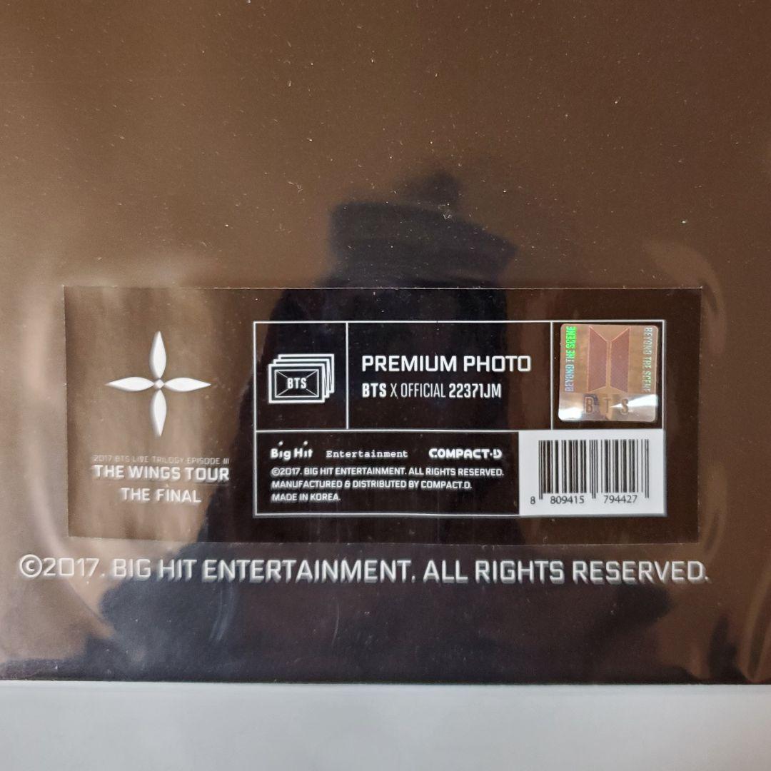 BTS プレミアムフォト ジミン JIMIN Wings Final 公式グッズ