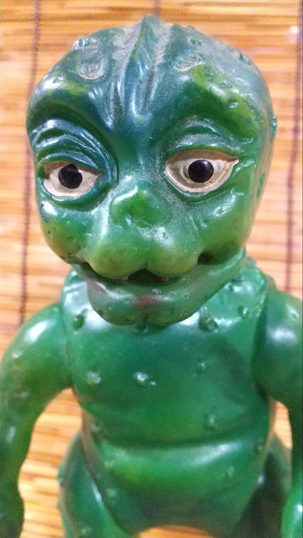 激レア当時物★マルサン ミニラ(ゴジラの息子)ソフビ★昭和レトロ・怪獣・人形