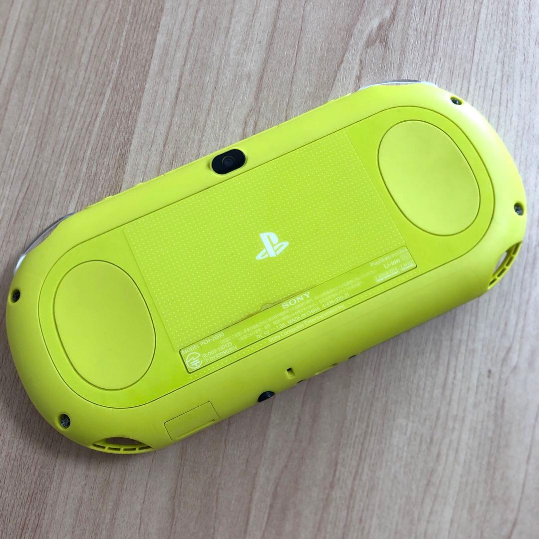 【訳ありジャンク】PSVITA PCH-2000 ライムグリーン/ホワイト