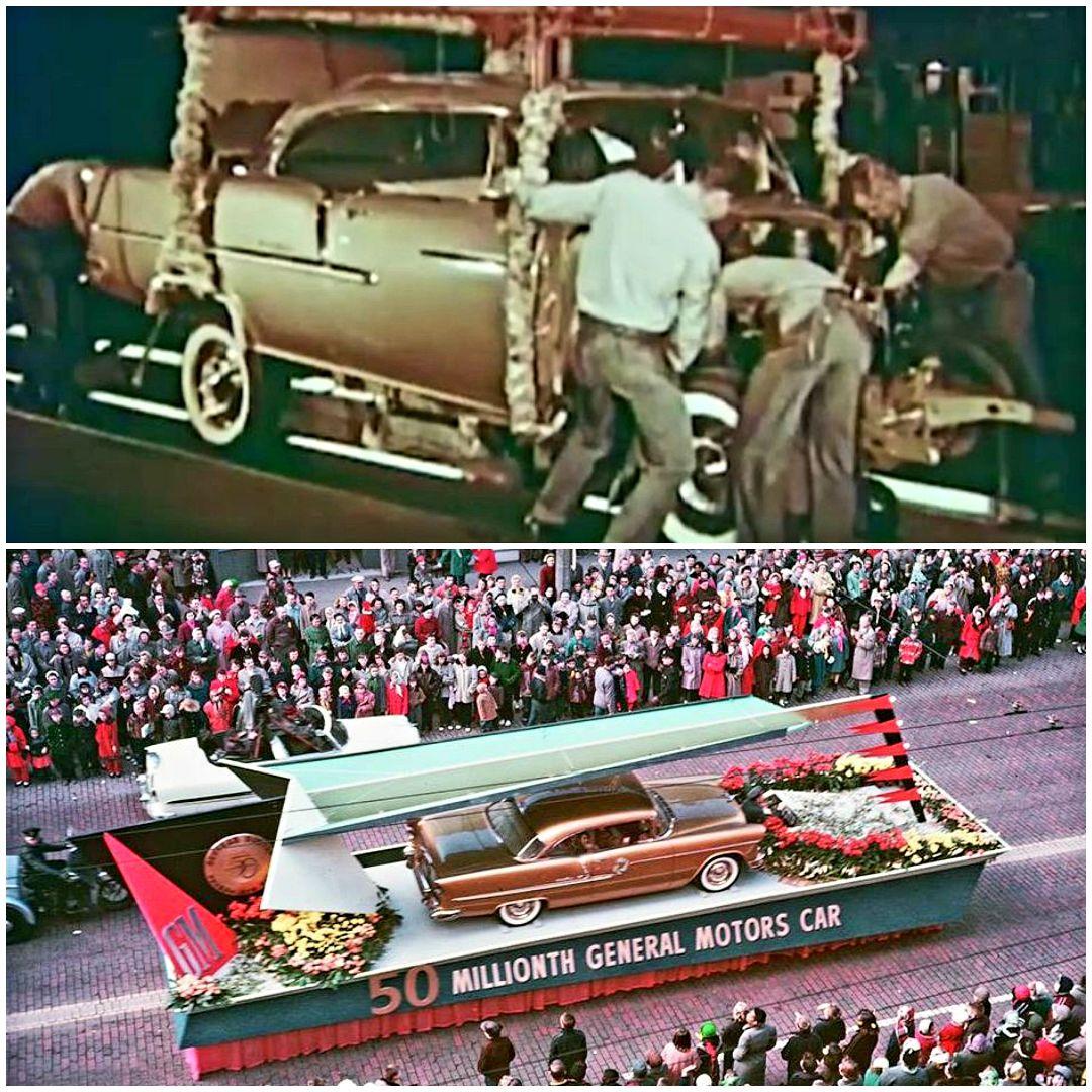 グリーンライト　1955　シボレー　ベルエア　ゴールド