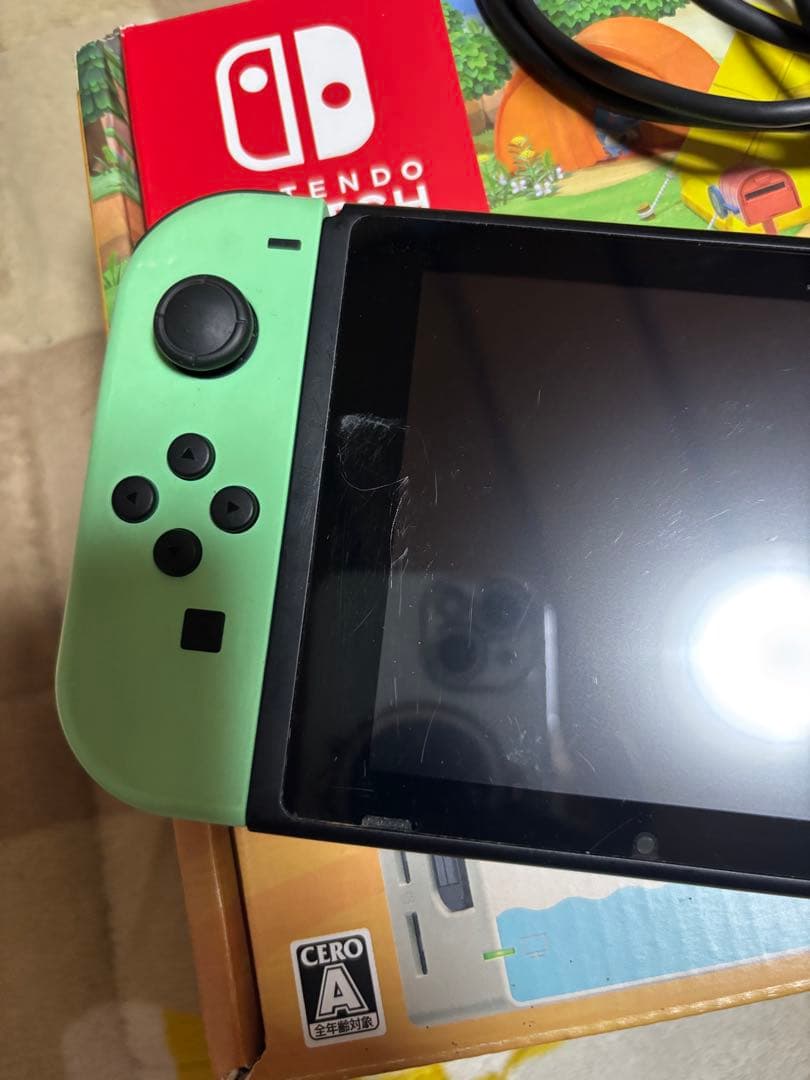 Nintendo Switch 動物の森セット. 本体 . ACアダプター付き