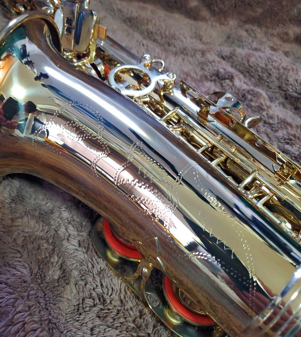 美品　ケルントナー　アルトサックス　ゴールドラッカー　彫刻　初心者　自宅　練習用
