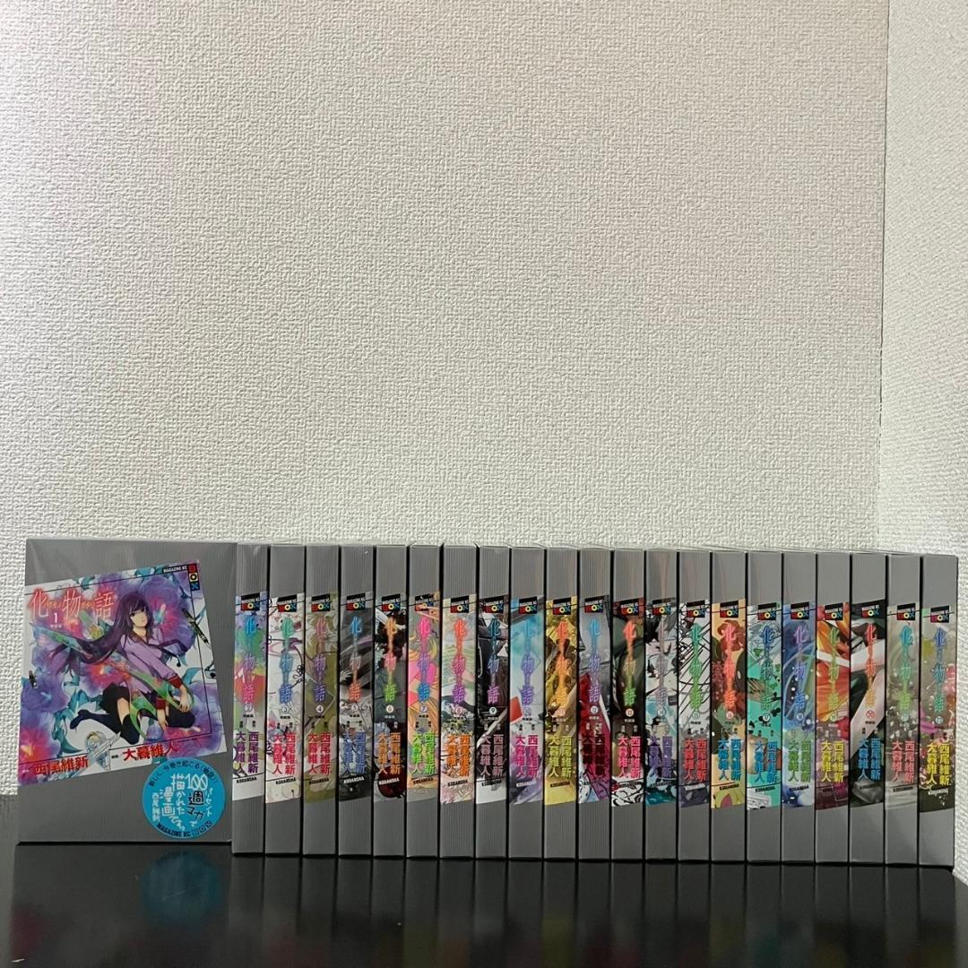 化物語 特装版 全巻セット 22巻 イラストカード付き