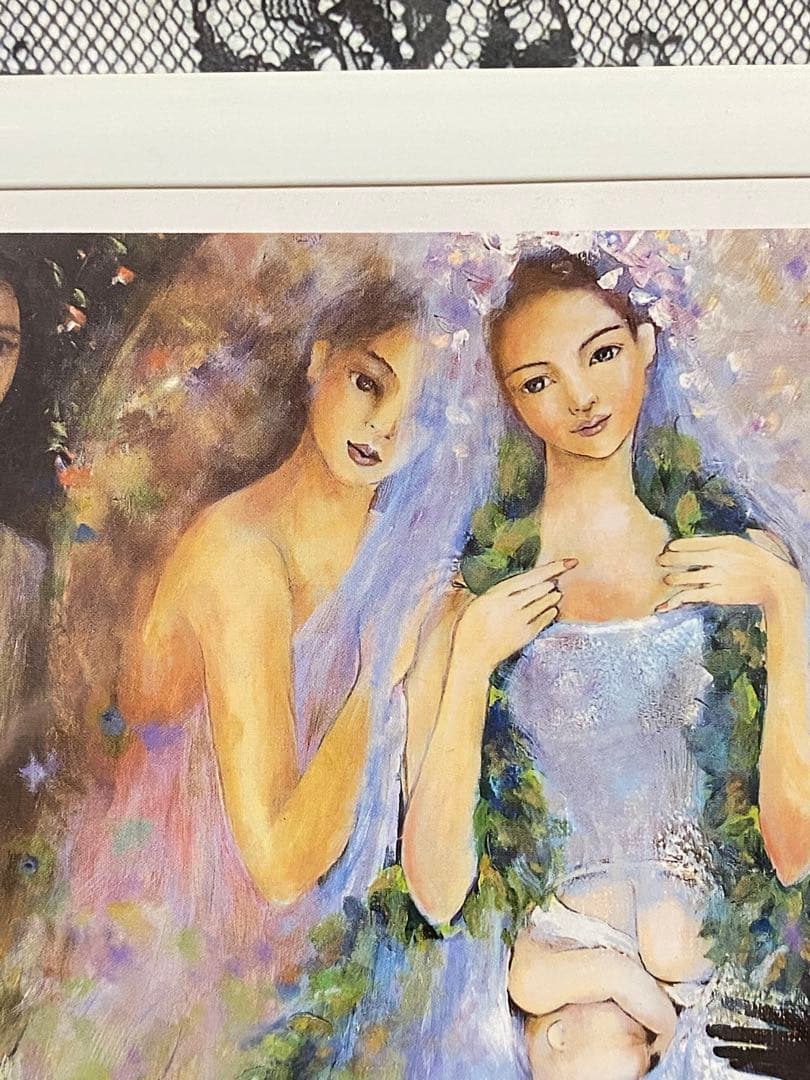 工藤静香　ディナーショー　絵画　レプリカ　サイン入り　希少　レトロ　プレゼント