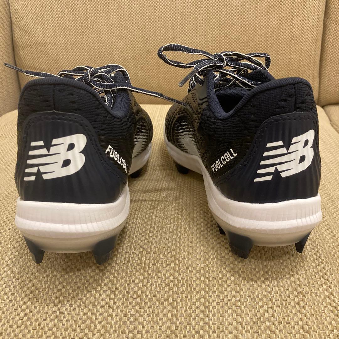 『ばび』【新品】野球ポイントスパイク　ネイビー26cm