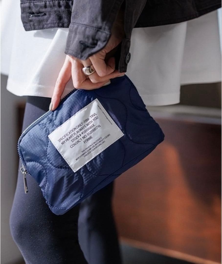 【未開封】FORME東原亜希トラベルポーチ3セットブラック【定価14,300円】