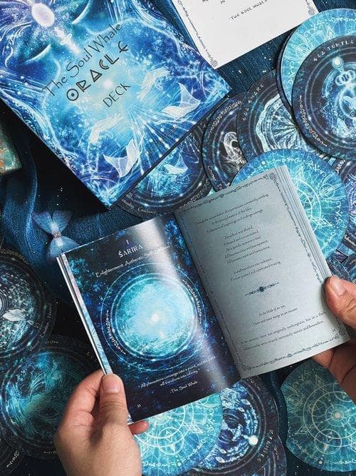 超美麗✨香港の超希少デッキ✨魔法のような魂のクジラのオラクルカード／正規品