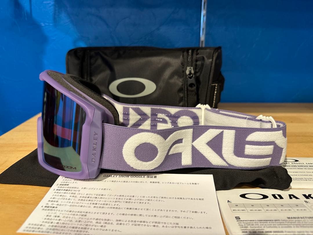 OAKLEY LINE MINER M ゴーグル Lilac Prizm