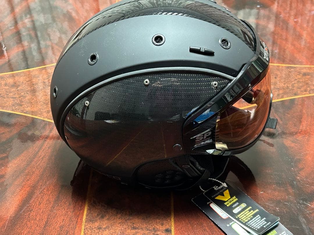 スキー・スノーボードアクセサリー CASCO SP-6 Visier Limited Cabon Schwarz