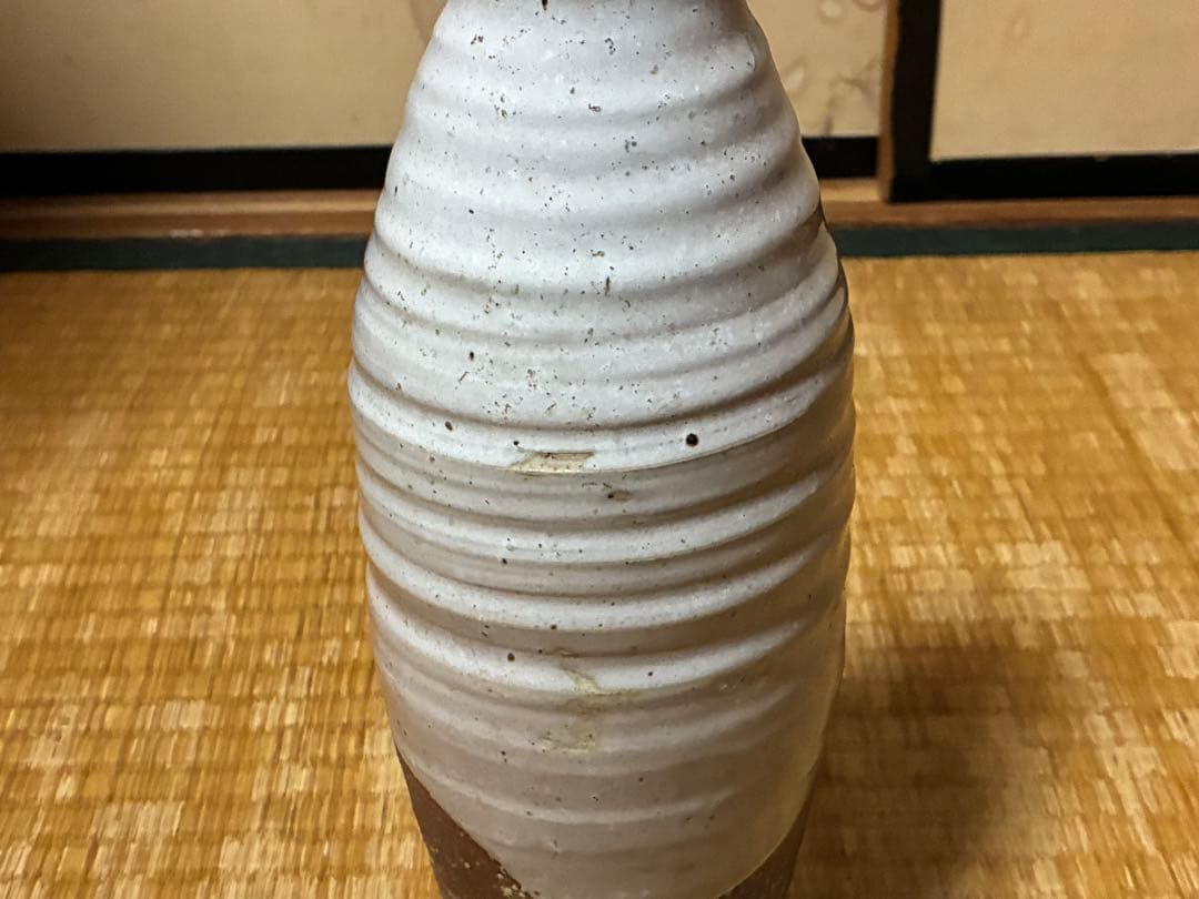 萩焼 花瓶 花入 共箱 十一代 田原陶兵衛