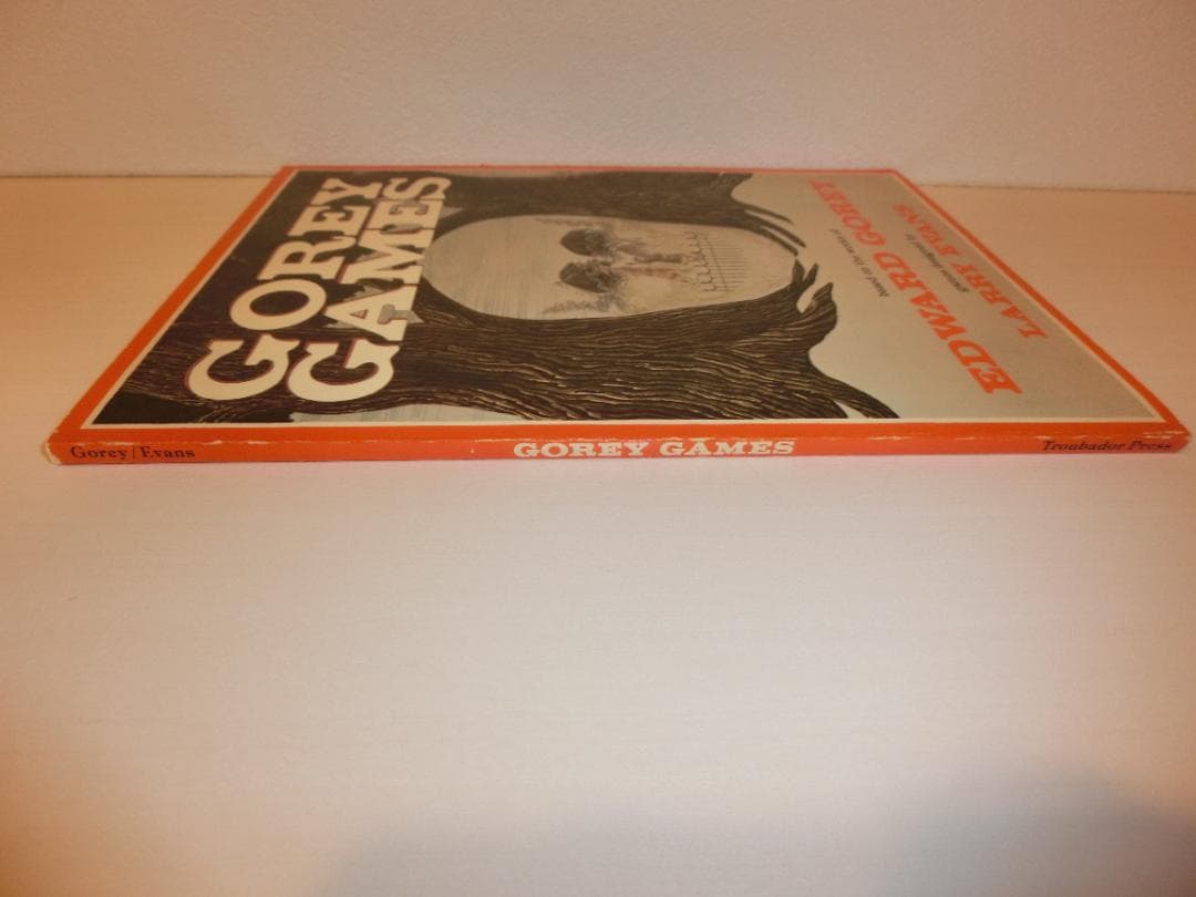 美本　GOREY GAMES　エドワードゴーリー　サイン本