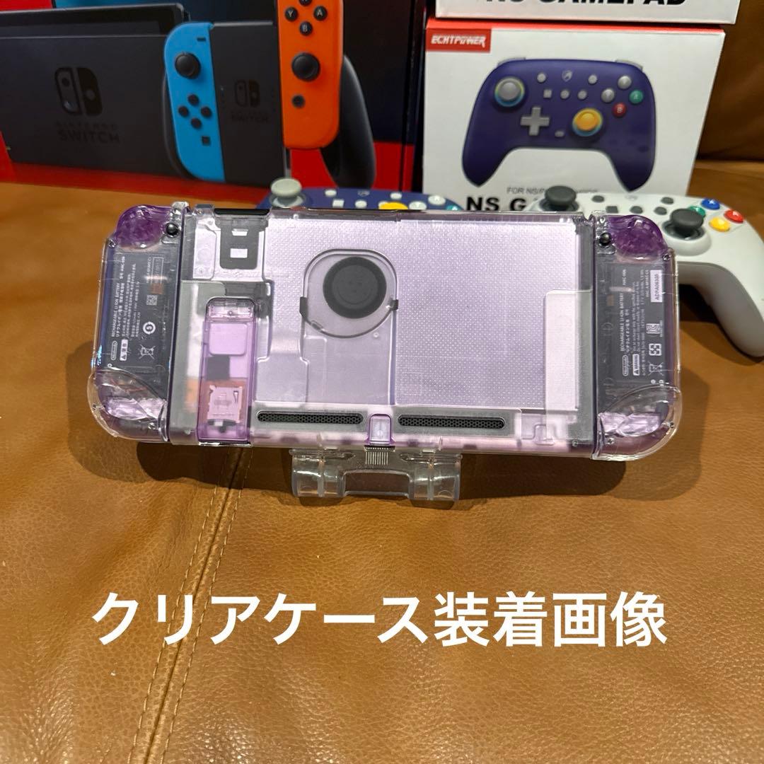 Nintendo Switch 本体　シェル交換品　コントローラー2個付き