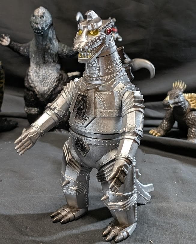 昭和ゴジラ・メカゴジラ・メガロ・ガイガン・アンギラス（バンダイ）ソフビ５体セット