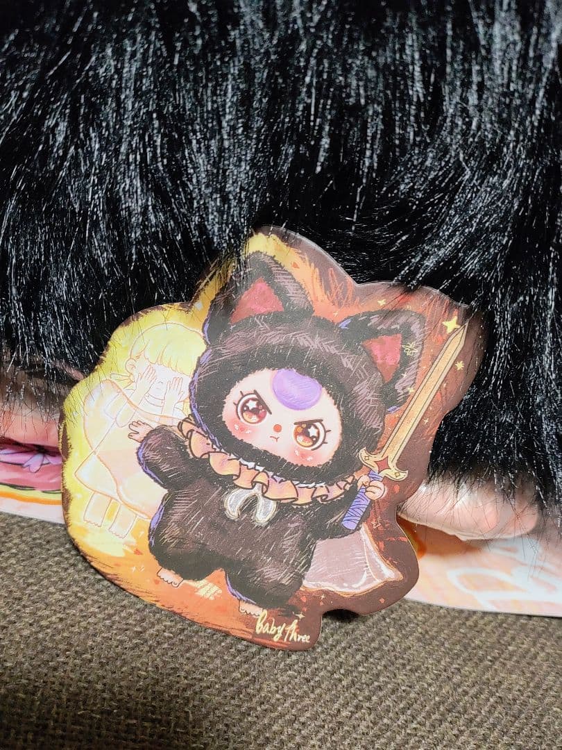 Baby Three ぬいぐるみ AI 800% 人気黒猫ちゃん