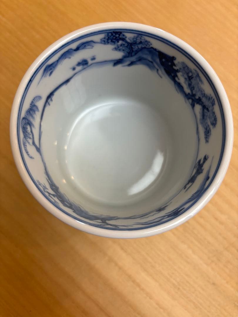 茶道具　筒茶碗　祥瑞写　西村徳泉作