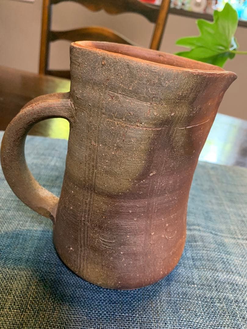 和仁栄幸　備前焼　花入　焼き締め　　金重陶陽　最後のお弟子さん　ほぼ新品