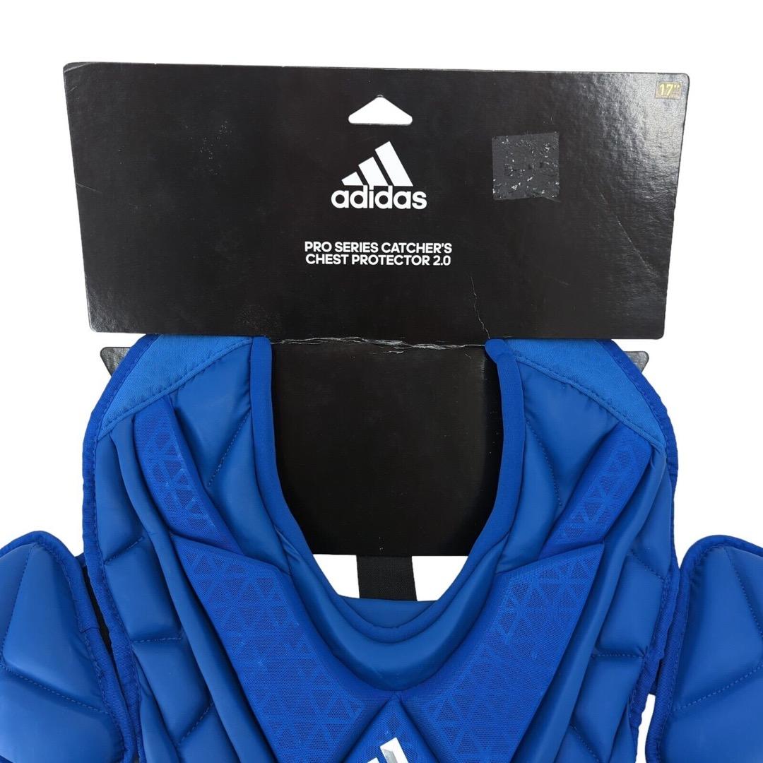 最高級★USA限定発売★アディダス★Proキャッチャープロテクター☆青