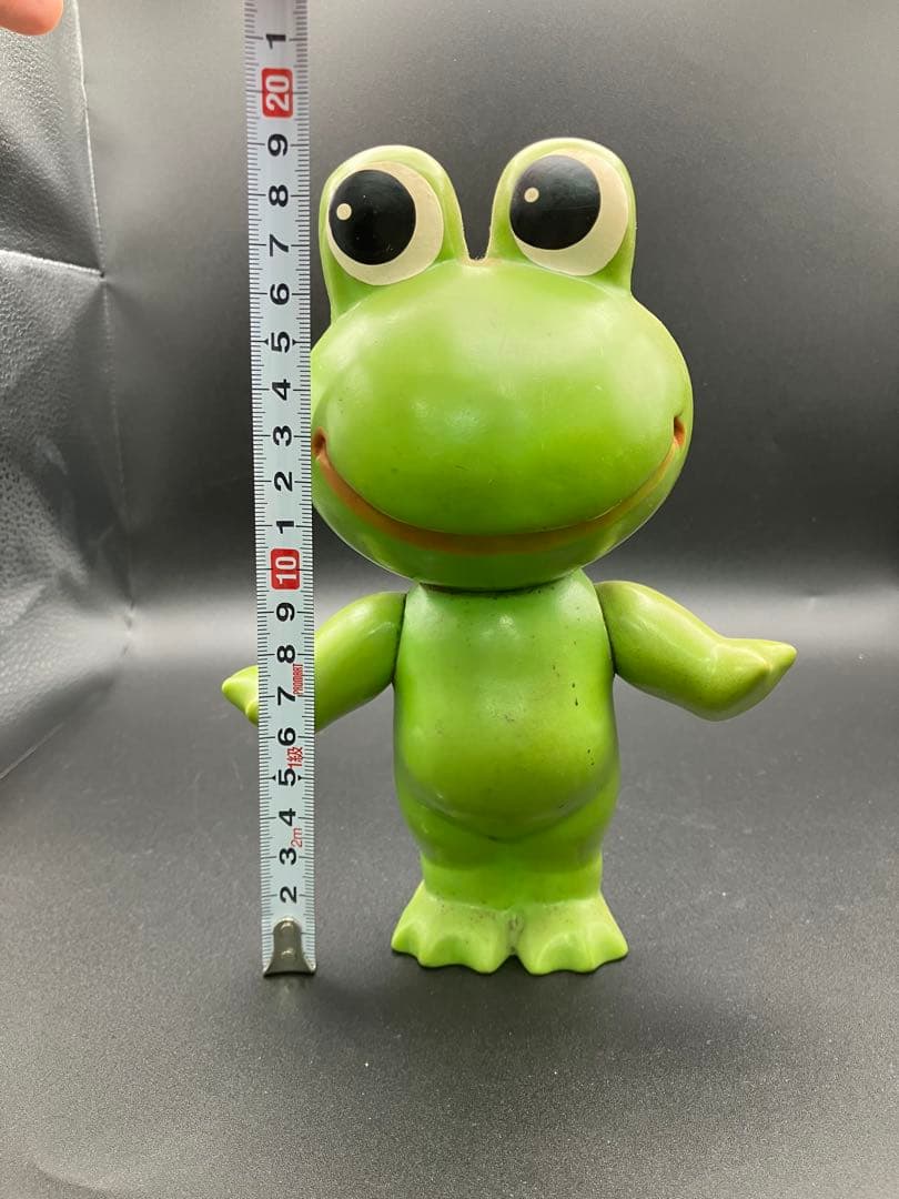 【昭和レトロ】コルゲンコーワ　コロちゃんソフビ3体セット　おまけケロちゃん付