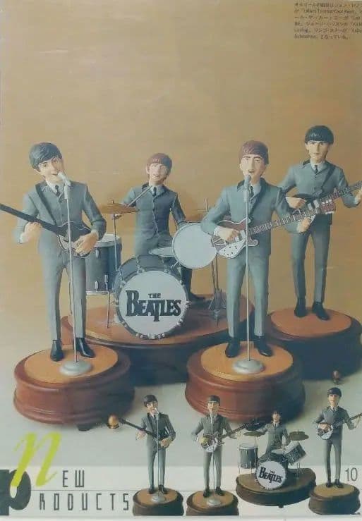 ビートルズAPPLE CORPS特注人形♣渋谷西武店舗BEATLESディスプレイ