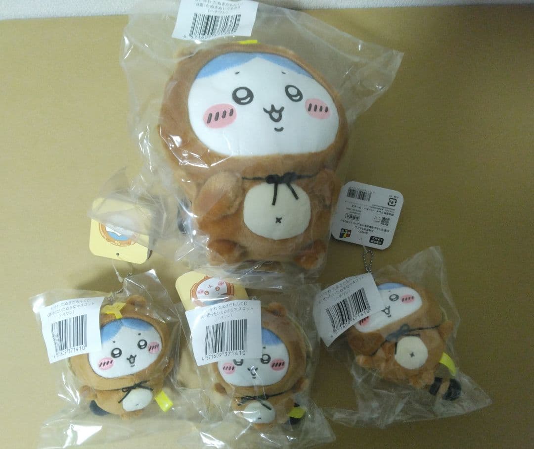 たぬきだもんくじ　ハチワレ　A賞B賞C賞６点セット