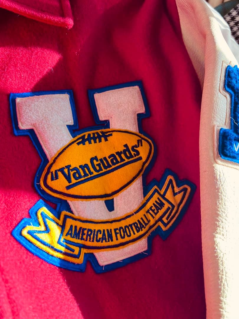 VAN JACKET1980年代コーチャーJACスタジアム　レタード付きM