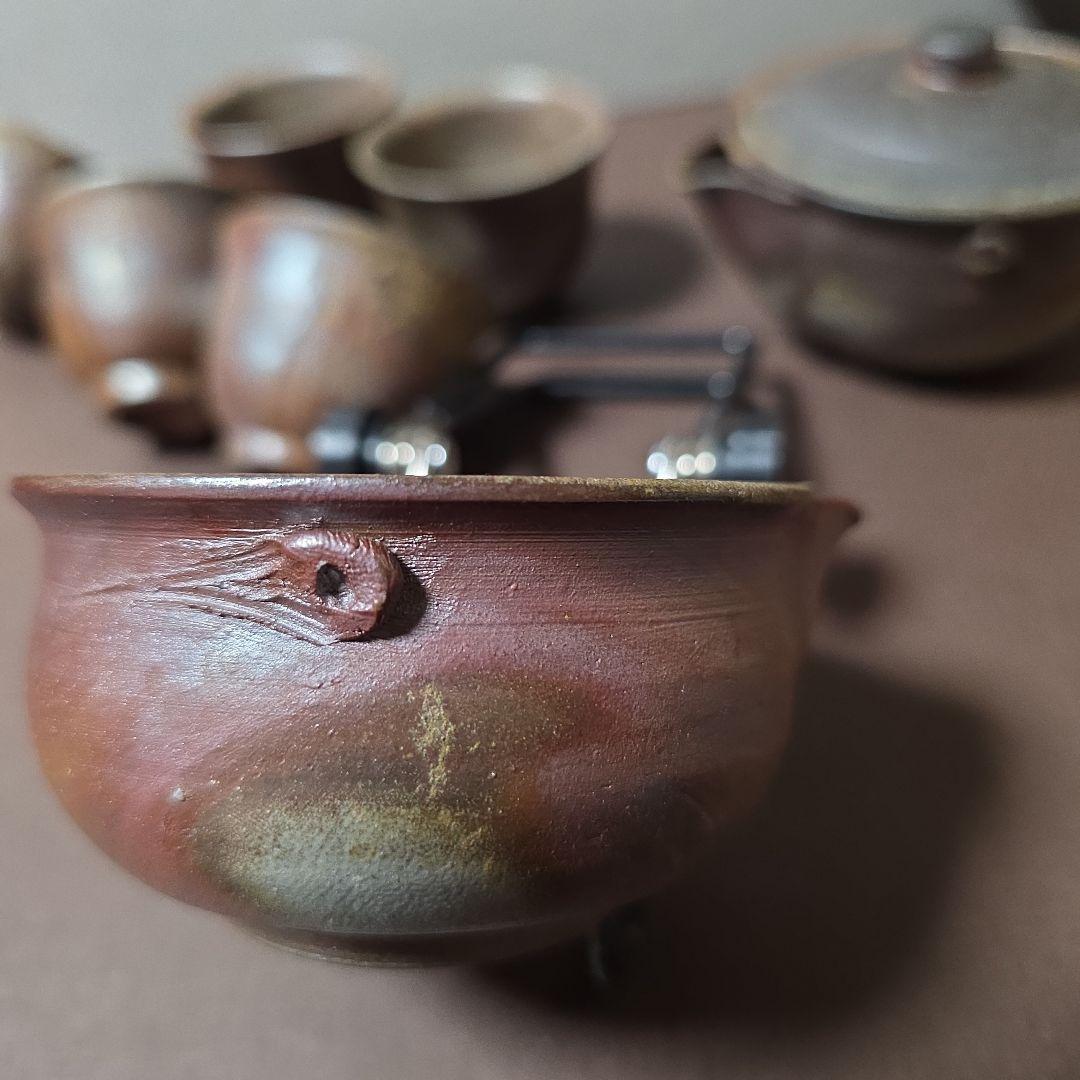 備前焼　煎茶器揃