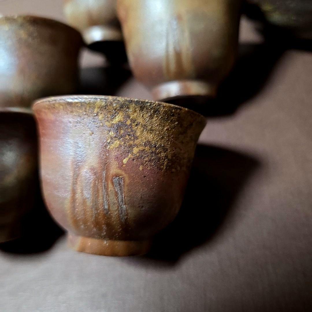 備前焼　煎茶器揃