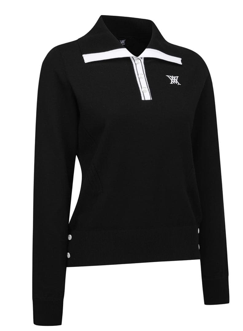 ☆ANEW GOLF☆アニューゴルフ韓国　SP COLLAR POINT ニット