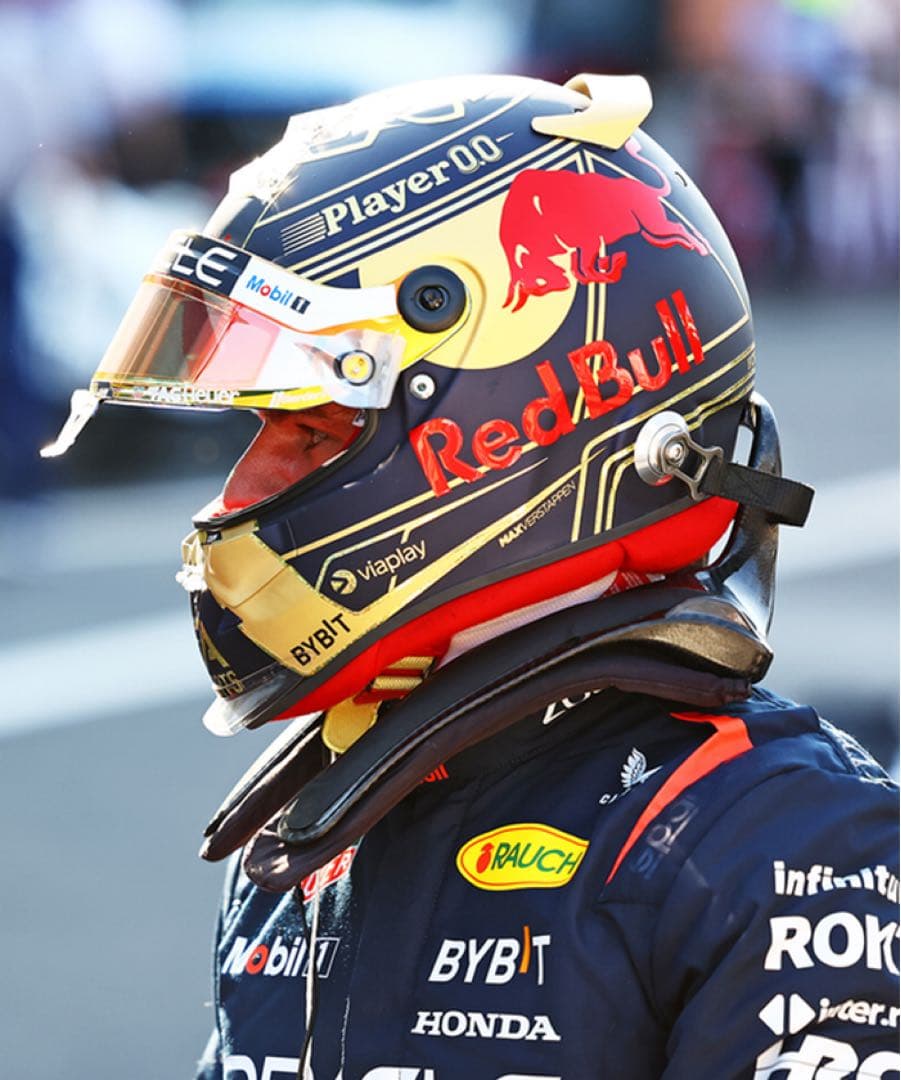 F1 Red Bull Racingマックスフェルスタッペン1/4ヘルメット