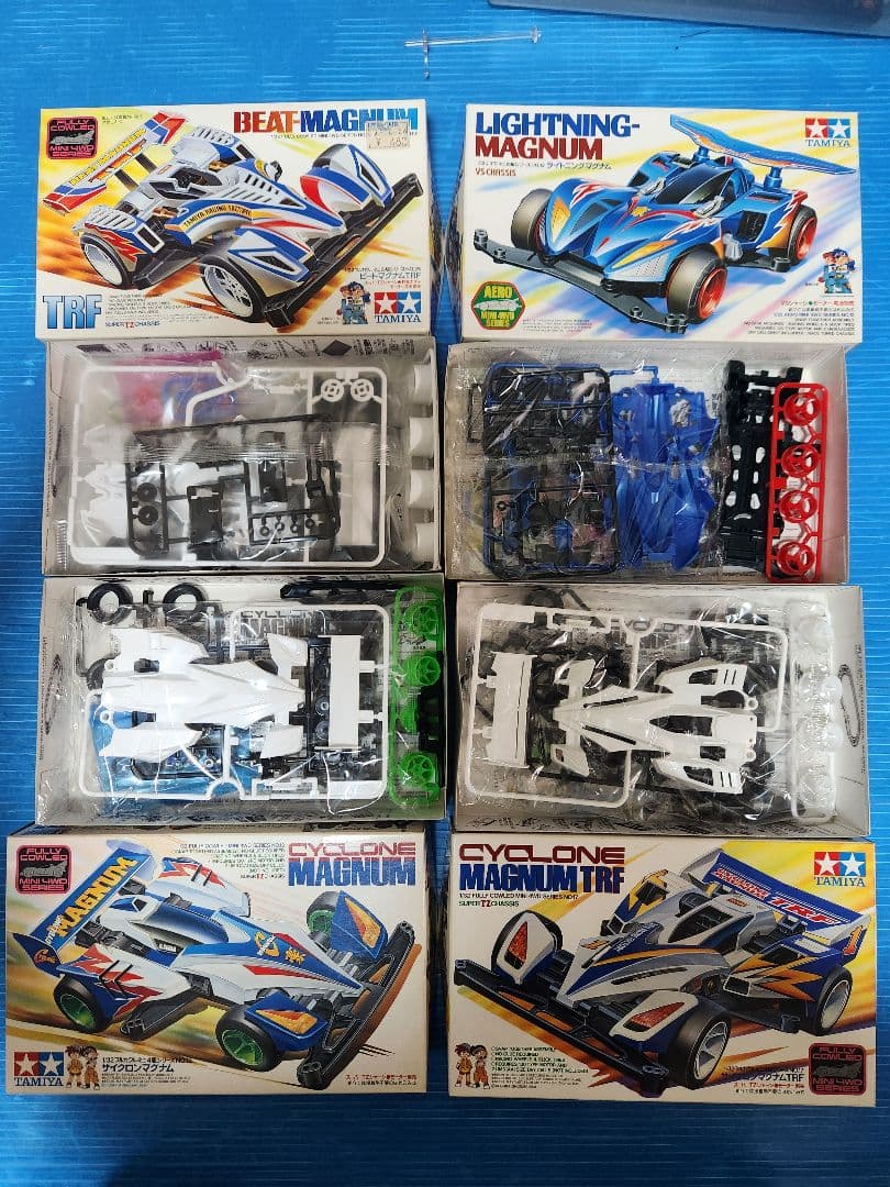 9/10まで出品 ミニ四駆 55台まとめ売り 未組立品 ビートマグナムGPA