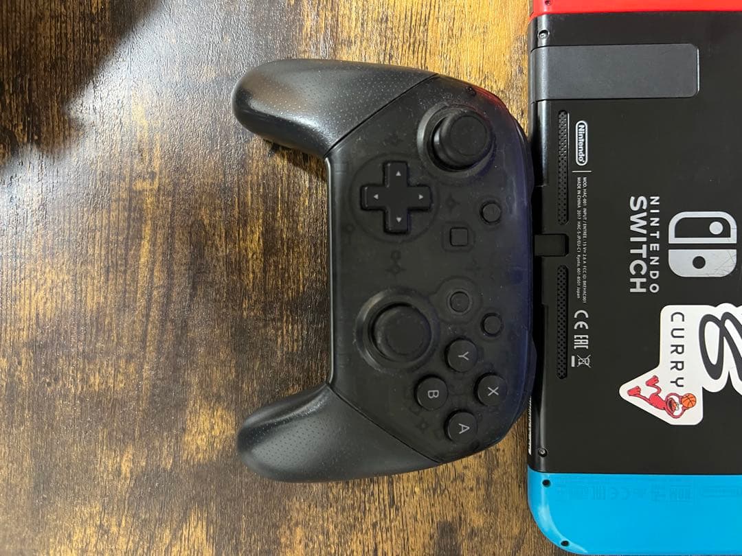 Nintendo Switch 青/赤 CURRYステッカー付き