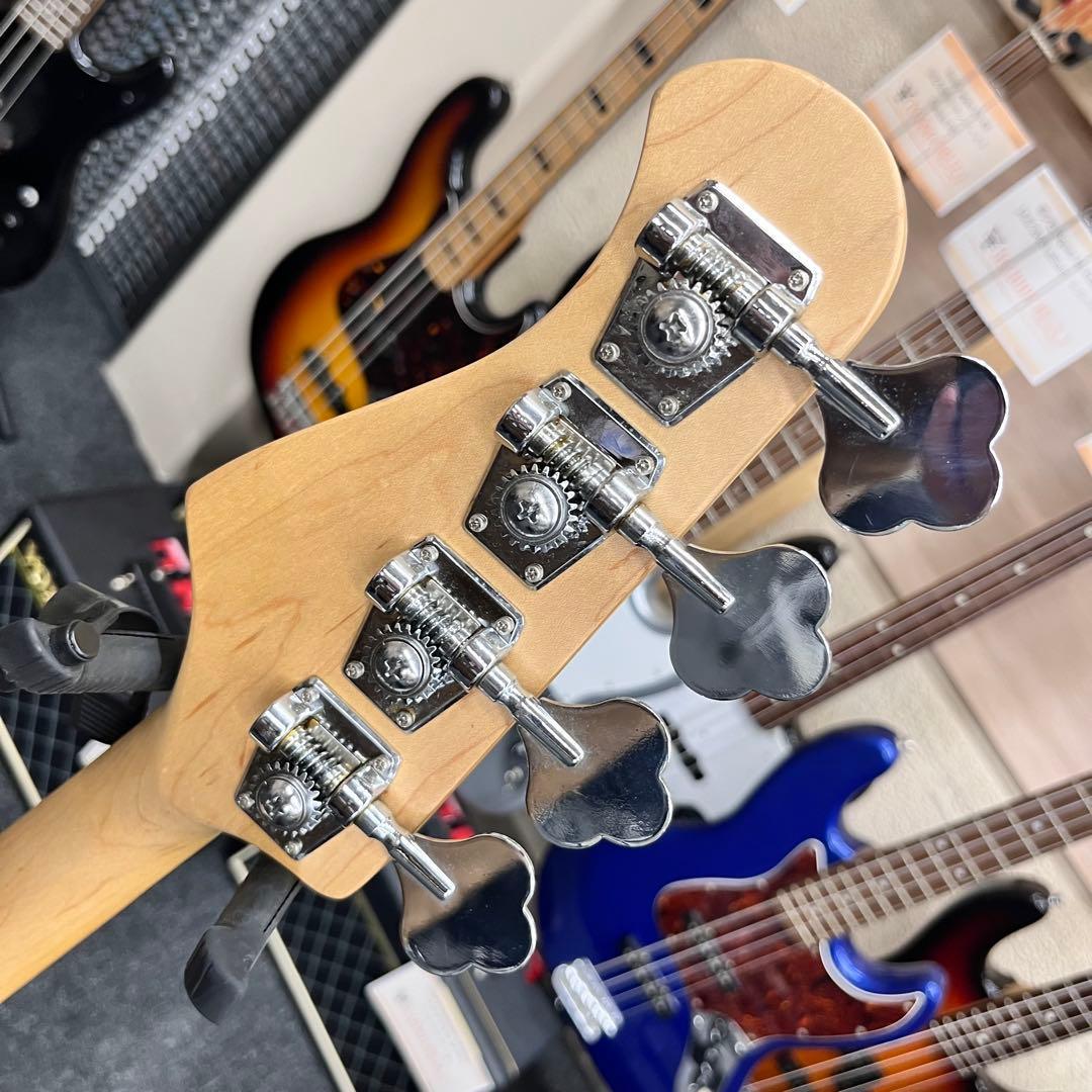 【10194】 Bacchus ジャズベースタイプ ASH アッシュ ホワイト