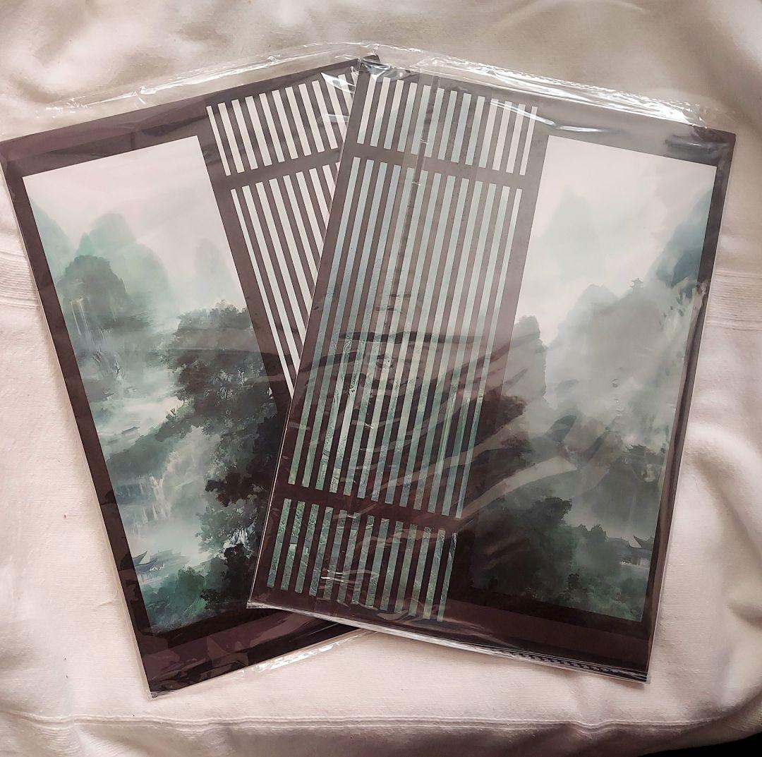 陳情令 公式ぬいぐるみ 2体セット(藍忘機・魏無羨)武器 バッジ等 特典各種付