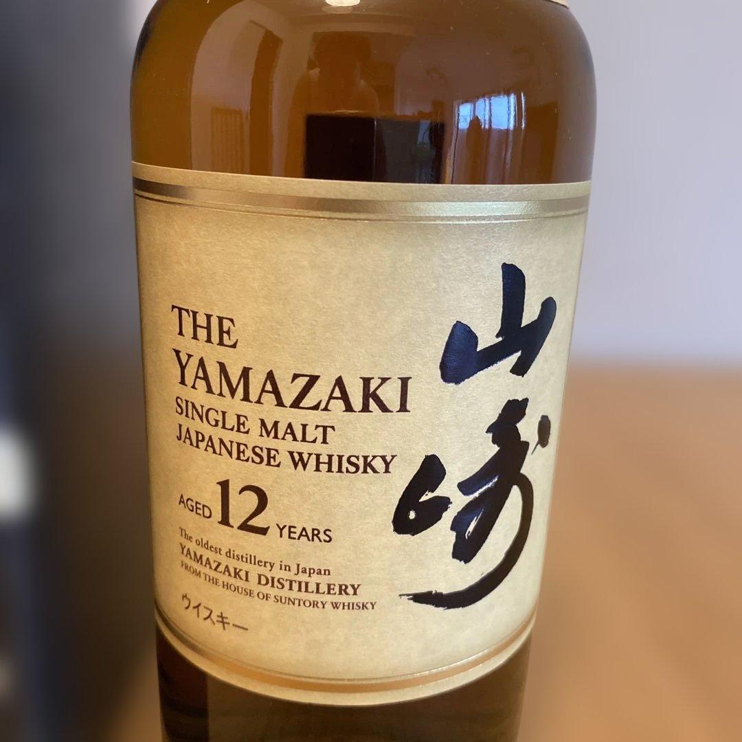 サントリーシングルモルトウィスキー　12年　山崎