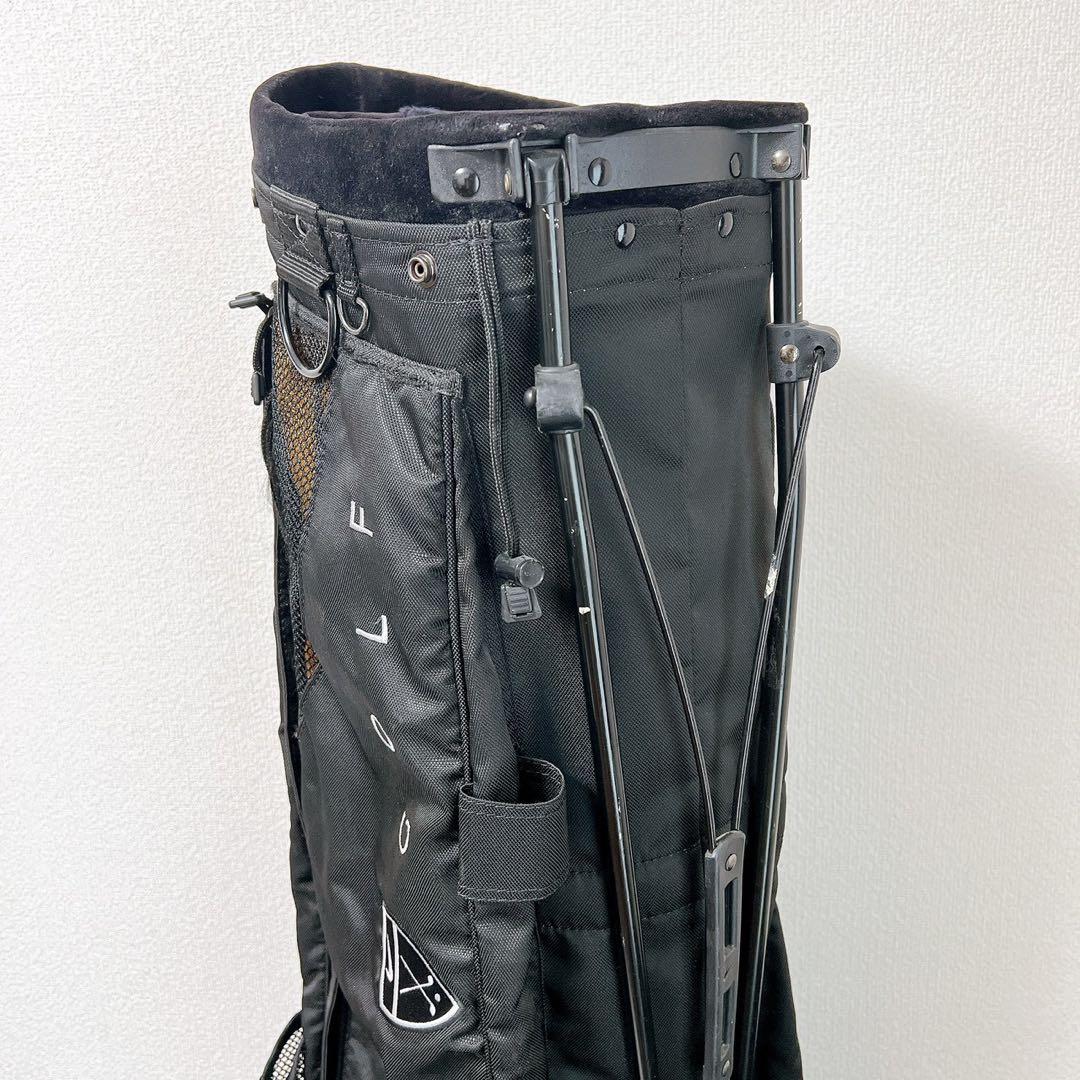 希少 NIKE ナイキ スタンドキャディバッグ IZZO高機能ストラップ4分割黒